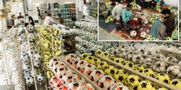 70% of the world's footballs