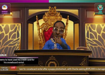 A screenshot of Courtroom Chaos: Starring Snoop Dogg.