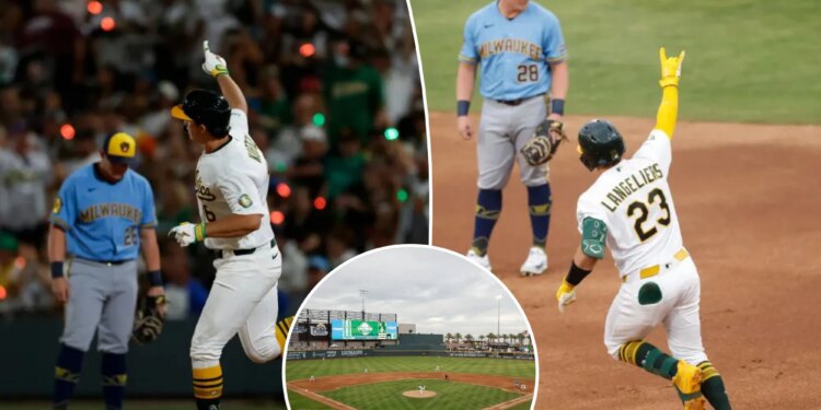 A’s Las Vegas official debut opens with longest homerun of the season