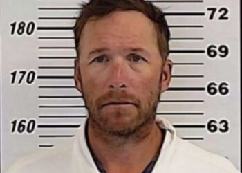 Bode Miller's mugshot from June 6, 2026, following an arrest incident in Idaho.