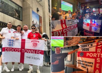 Brits ready to make voices heard in New York for World Cup