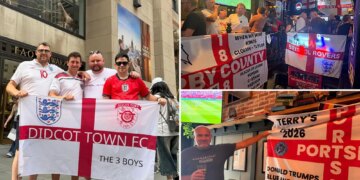 Brits ready to make voices heard in New York for World Cup