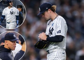 Cam Schlittler turns in rare dud as Aaron Judge-less Yankees lose to Guardians