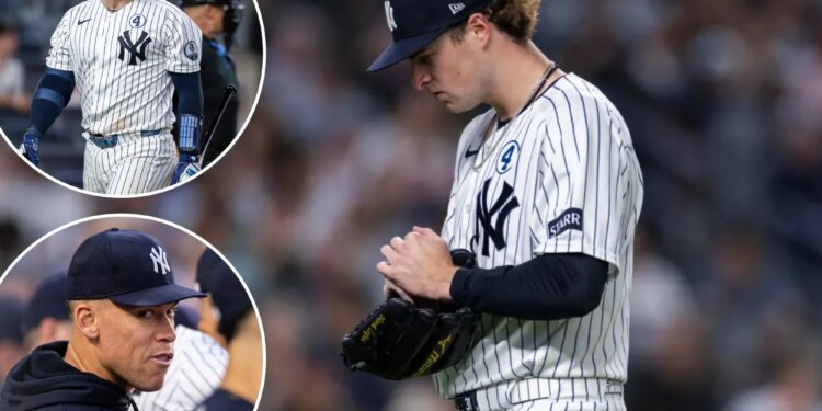 Cam Schlittler turns in rare dud as Aaron Judge-less Yankees lose to Guardians