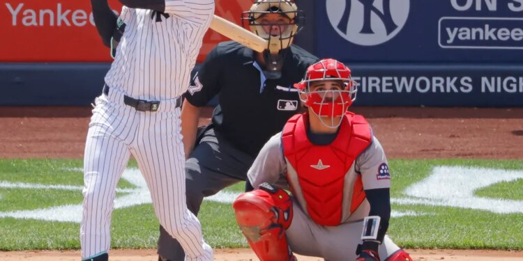 Cody Bellinger, seen here hitting a single in the fourth inning, smacked a go-ahead home run the eighth against the Red Sox on June 7, 2026.