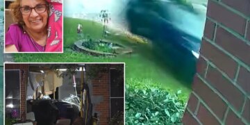 Disturbing video shows Tesla crash into Texas home, killing grandma, 76, in latest Autopilot controversy
