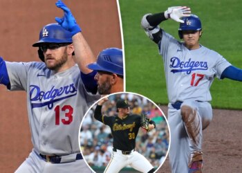 Dodgers overcome Paul Skenes, batter Pirates bullpen in rout