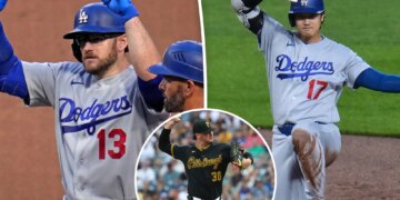 Dodgers overcome Paul Skenes, batter Pirates bullpen in rout