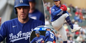 Dodgers rack up hits in unusual win over Twins