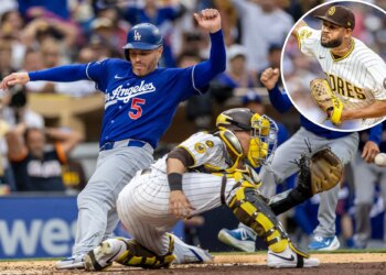 Dodgers rout Padres behind nine-run sixth inning, square series