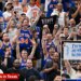 Ecstatic Knicks fans celebrate breaking championship drought at San Antonio Spurs' Frost Bank Center