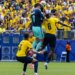 Germany forward Kai Havertz (7) heads the ball during the FIFA World Cup 2026, Group E match between Germany and Ecuador held at MetLife Stadium on Thursday June 25, 2026 in East Rutherford, New Jersey.