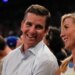 Giants quarterback Eli Manning watches courtside during Game 3 of the NBA Finals basketball series between the San Antonio Spurs and the New York Knicks, Monday, June 8, 2026.