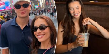 Erling Haaland’s girlfriend Isabel shows United States love before Norway World Cup game