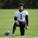 New York Jets wide receiver Terrelle Pryor (1) during practice in Florham Park, NJ.