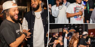 Exclusive photos: Knicks celebrate championship at private Manhattan club