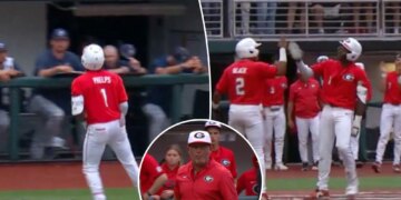 Georgia star Tre Phelps ejected for over-the-top homer celebration in wild Athens Regional scene