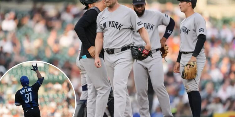 Gerrit Cole roughed up in worst start of season during Yankees' loss to Tigers
