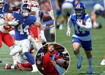 Giants' Cam Skattebo plans to keep 'running people over'