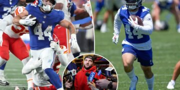 Giants' Cam Skattebo plans to keep 'running people over'