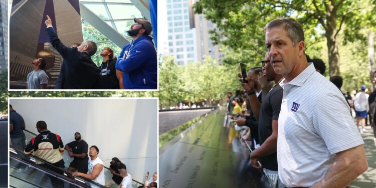 Giants understand what it means to represent New York after 9/11 Memorial visit