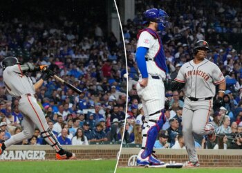 Giants walk tightrope to beat Cubs in extras, finish road trip .500