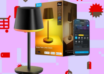 Govee’s rechargeable smart table lamp is down to $60