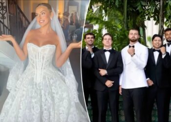 Haley Cavinder, Jake Ferguson wanted guests to 'let loose' at starry wedding
