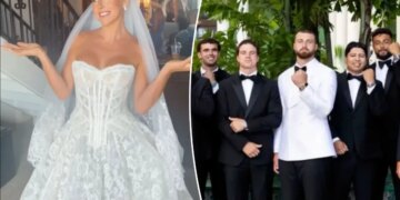 Haley Cavinder, Jake Ferguson wanted guests to 'let loose' at starry wedding