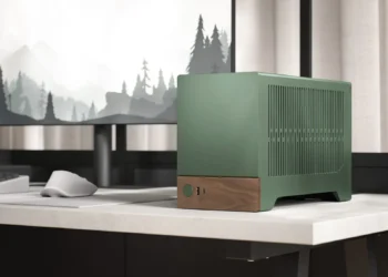 The Fractal Design Terra is small, but still not quite as small as the Steam Machine.