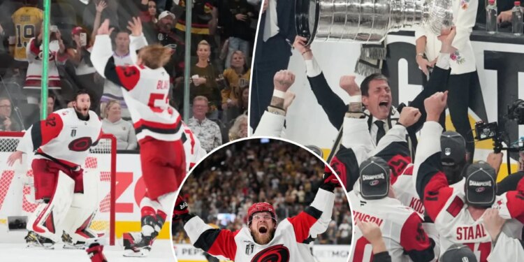 Hurricanes’ defense shuts out Golden Knights to capture Stanley Cup title