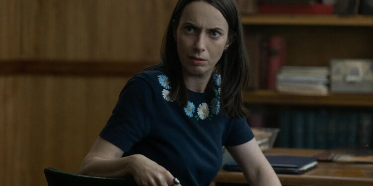 A still photo from the Apple TV series Widow’s Bay.