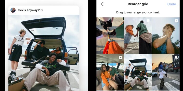 Instagram is finally letting everyone reorganize their profile grid
