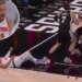 Jalen Brunson explodes at Scott Foster after Spurs player steps on ankle
