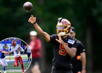 Jayden Daniels figuring out new Commanders offense