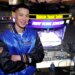 Jeremy Lin posing in a New York Knicks jacket before game 3 of the 2026 NBA Finals.