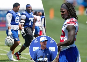 John Harbaugh is turning his Big Blue roster into literal Giants