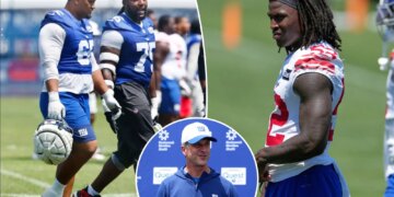 John Harbaugh is turning his Big Blue roster into literal Giants