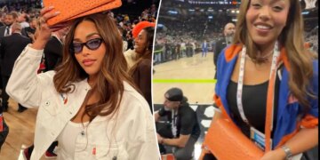 Jordyn Woods brings Knicks unofficial lucky bag to Game 5