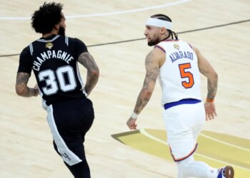 Jose Alvarado, Julian Champagnie bring HS rivalry to NBA Finals
