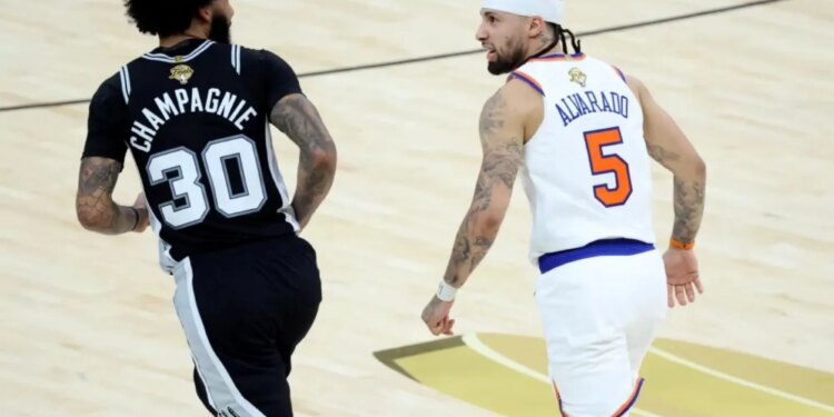 Jose Alvarado, Julian Champagnie bring HS rivalry to NBA Finals