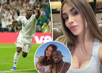 Julian Quinones’ wife Ana wears revealing gray shirt amid Mexico World Cup goal