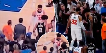 Karl-Anthony Towns video scrutinized as Knicks fans crowd Dylan Harper on critical final play
