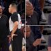 Knicks' Mike Brown has curious interaction with referee before foul rant