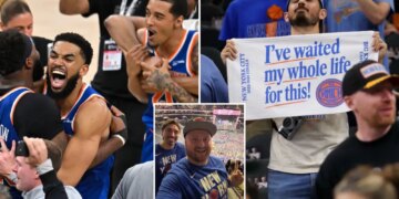 Knicks fan braved 12-hour flight delays, psychotic Spurs fans -- but it was worth it to see NY win it all
