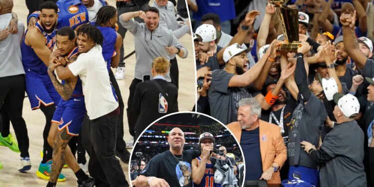 Knicks let loose in championship festivities after months of hypnotic focus and resiliency