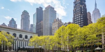 Bryant Park will serve as a Knicks watch party location for Monday night’s NBA Finals match-up, giving thousands of fans the chance to come together and watch the hometown heroes battle the San Antonio Spurs in Game 3.