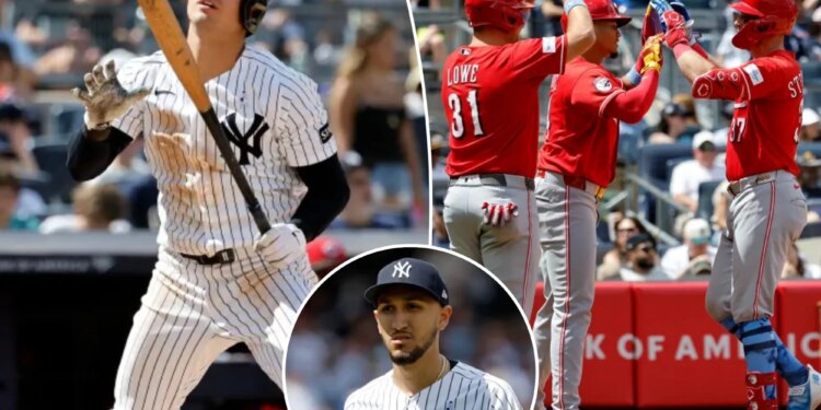 Messy Yankees fall again to Reds to drop series