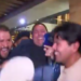 Fox Sports Mexico reporter Carlos Rodrigo Hernandez is lifted in the air by fans