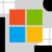 Vector illustration of the Microsoft logo.